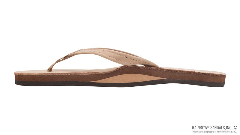 Rainbow Sandals Women's Single Layer Premier Leather Narrow Strap, Sierra Brown, Ladies Medium / 6.5-7.5 B(M) US - Image 2